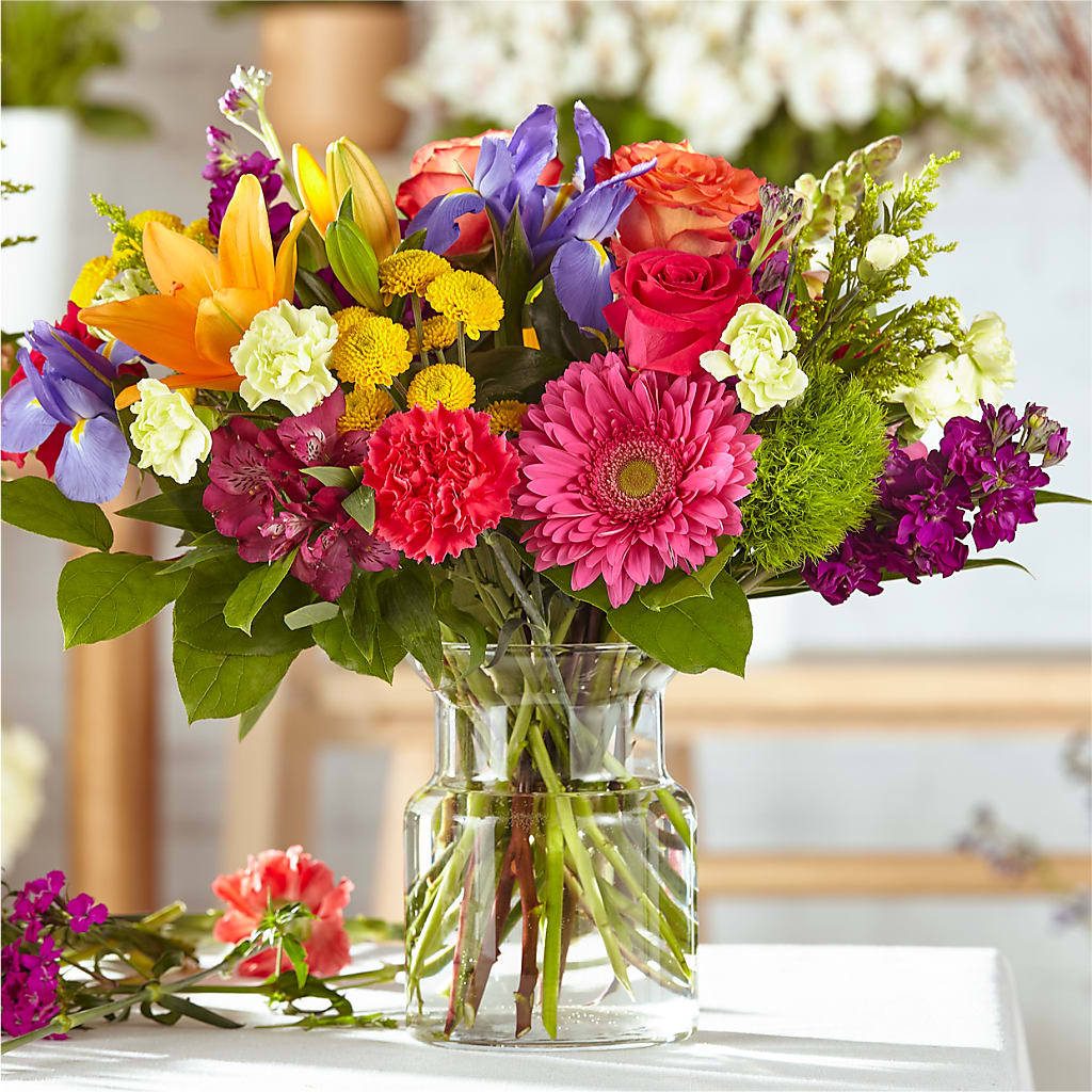 Bold & Bright – A Florist Original – The Arrangement Smiles Unlimited Llc, Anderson IN