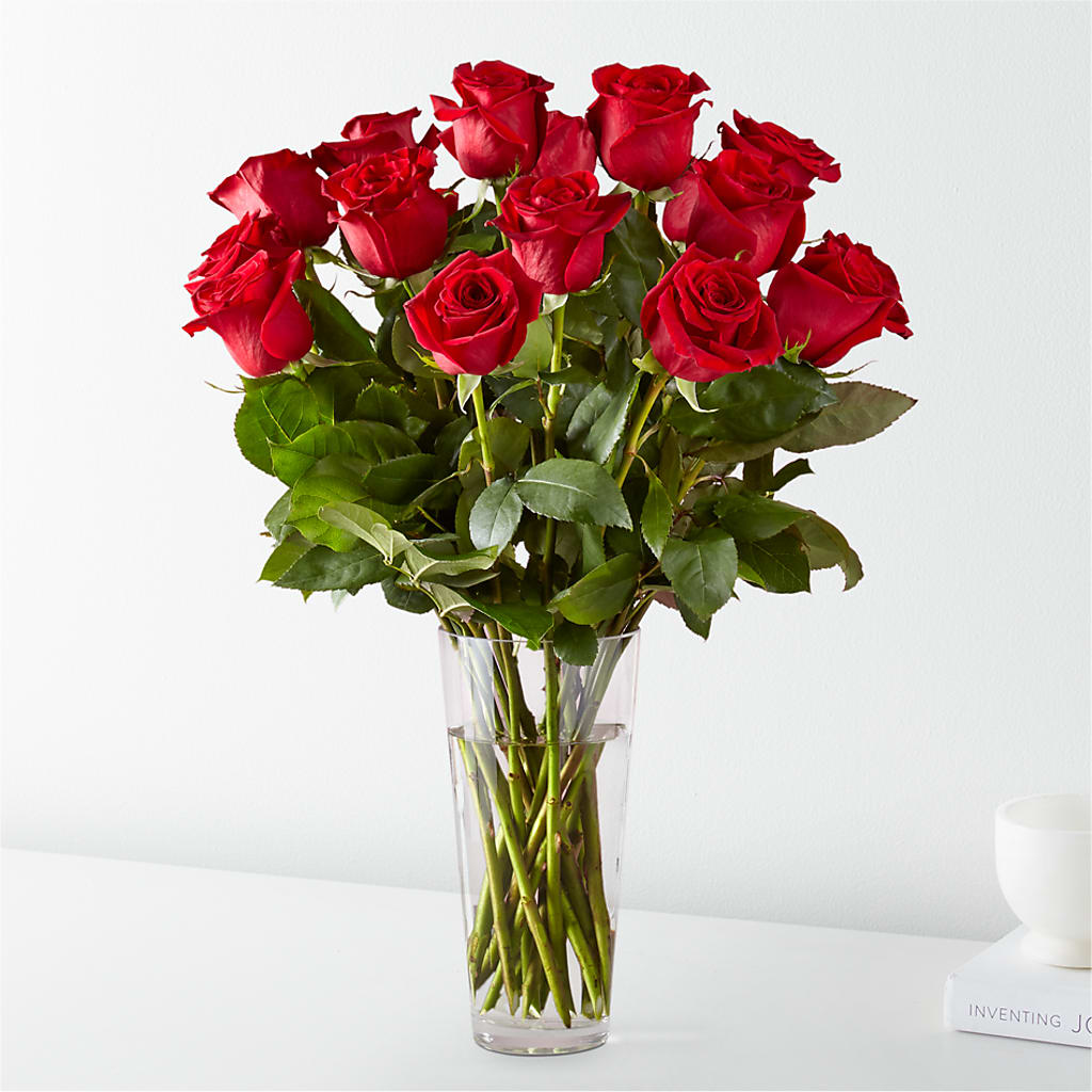 Long Stem Red Rose Bouquet – The Arrangement Smiles Unlimited Llc, Anderson IN