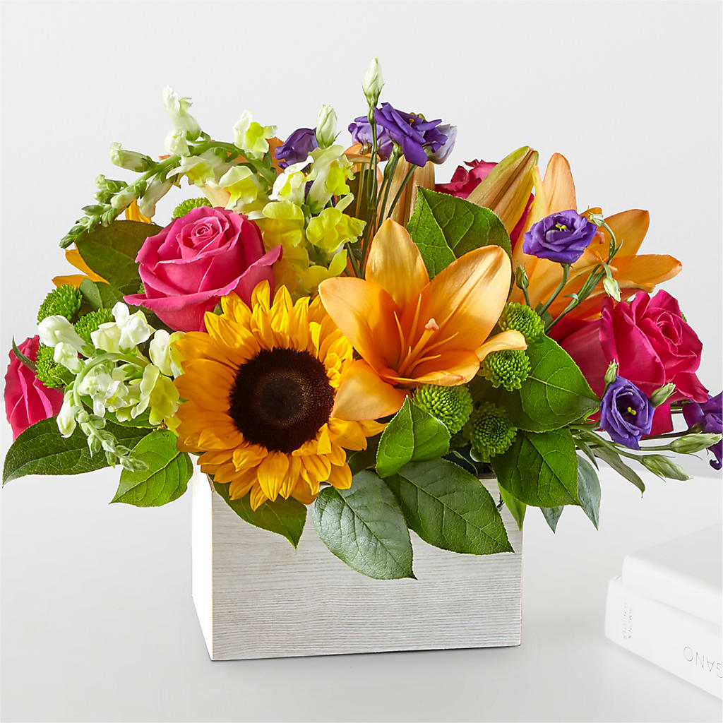 Best Day Box Bouquet – The Arrangement Smiles Unlimited Llc, Anderson IN
