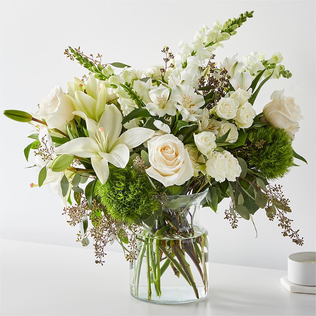 Fresh Linen Bouquet – The Arrangement Smiles Unlimited Llc, Anderson IN