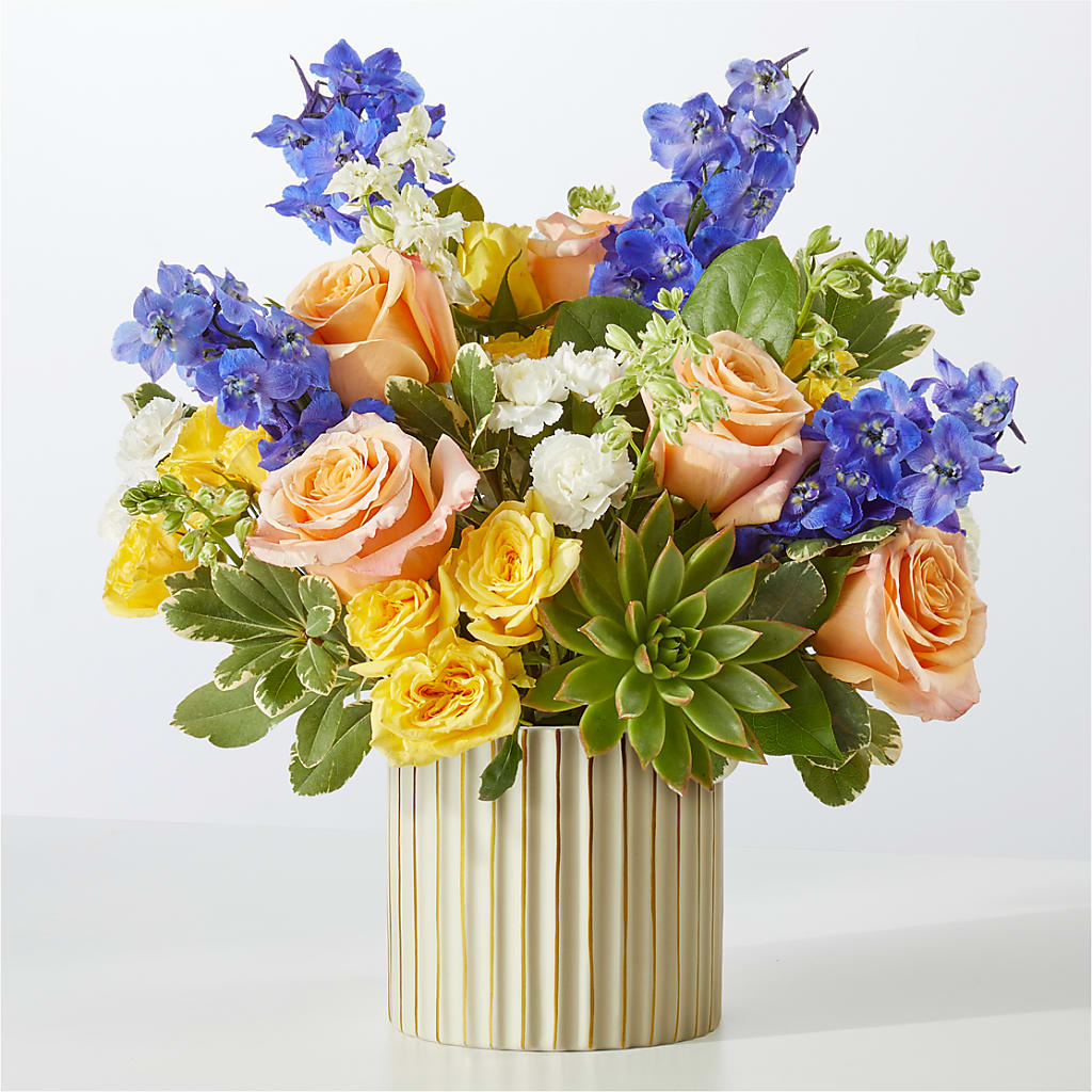 Cobalt Reverie Bouquet – The Arrangement Smiles Unlimited Llc, Anderson IN