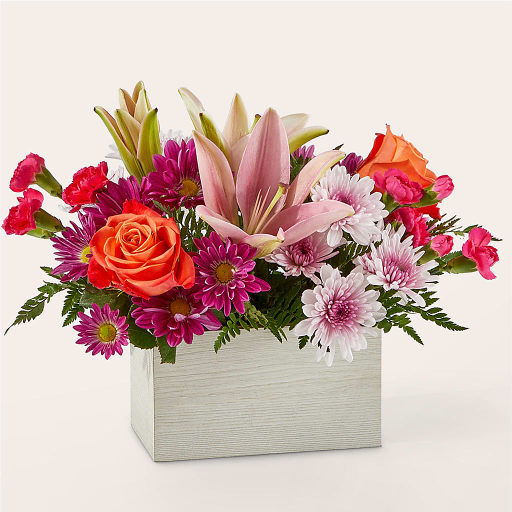 Light of My Life Box Bouquet – The Arrangement Smiles Unlimited Llc, Anderson IN