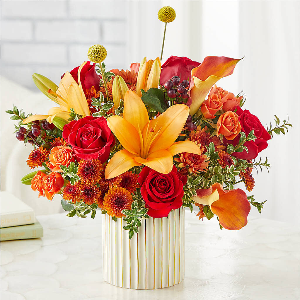 Scarlet Skies Bouquet – The Arrangement Smiles Unlimited Llc, Anderson IN