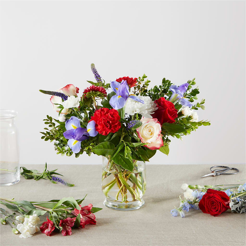 Star Spangled - A Florist Original – The Arrangement Smiles Unlimited Llc, Anderson IN