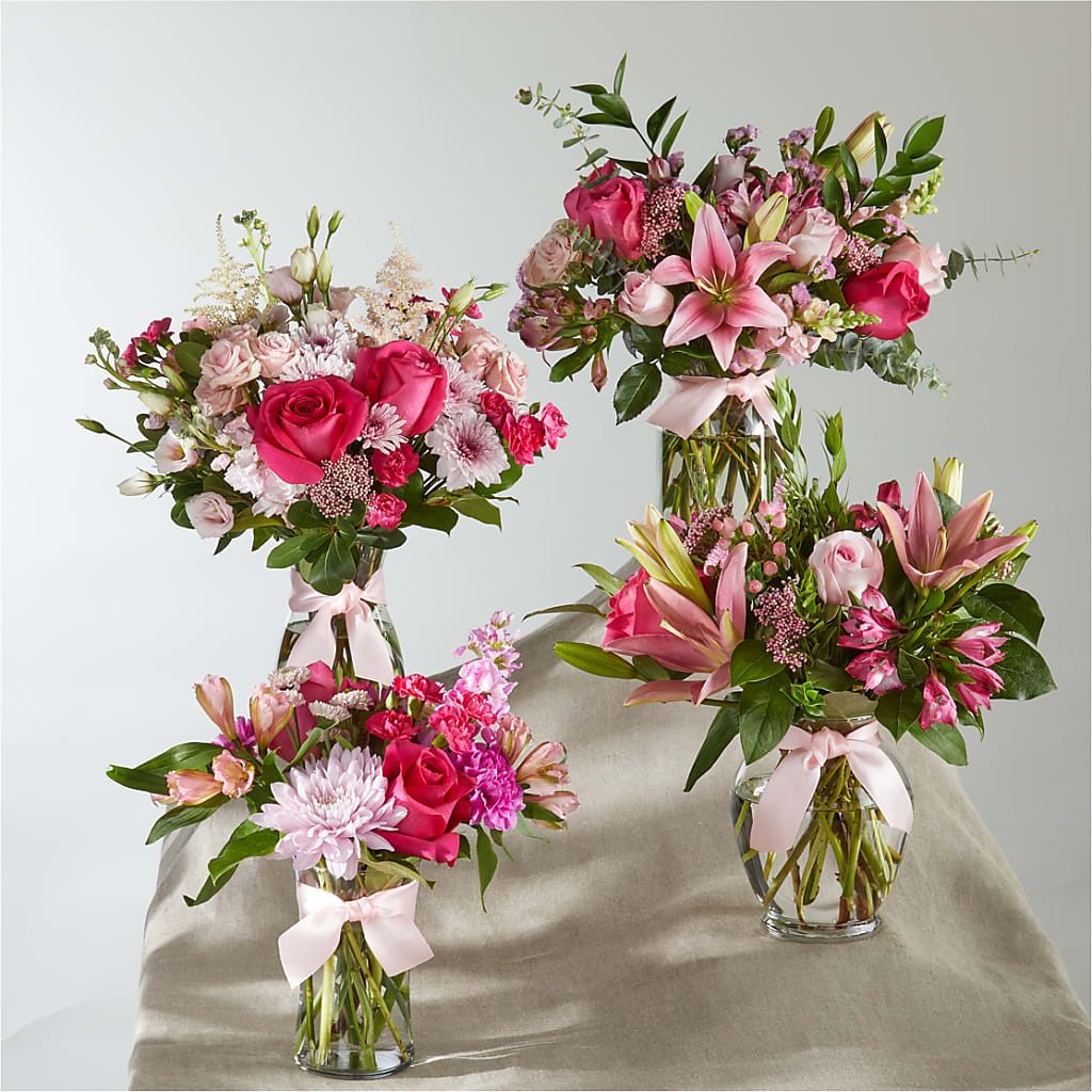 Pink Ribbon - A Florist Original – The Arrangement Smiles Unlimited Llc, Anderson IN