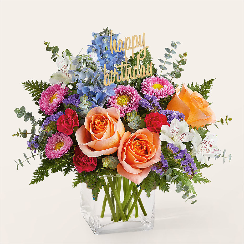 Birthday Bash Bouquet – The Arrangement Smiles Unlimited Llc, Anderson IN