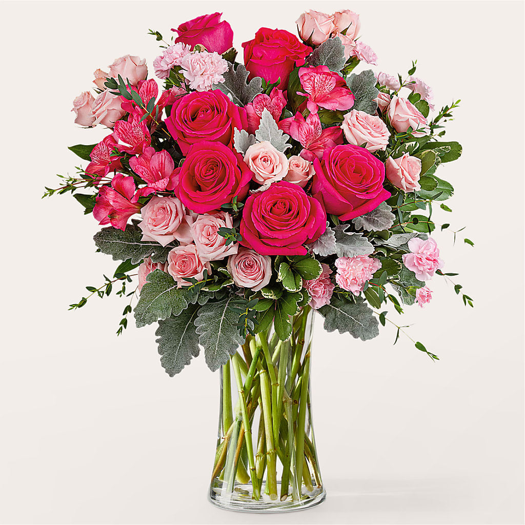 Tickled Pink Bouquet – The Arrangement Smiles Unlimited Llc, Anderson IN