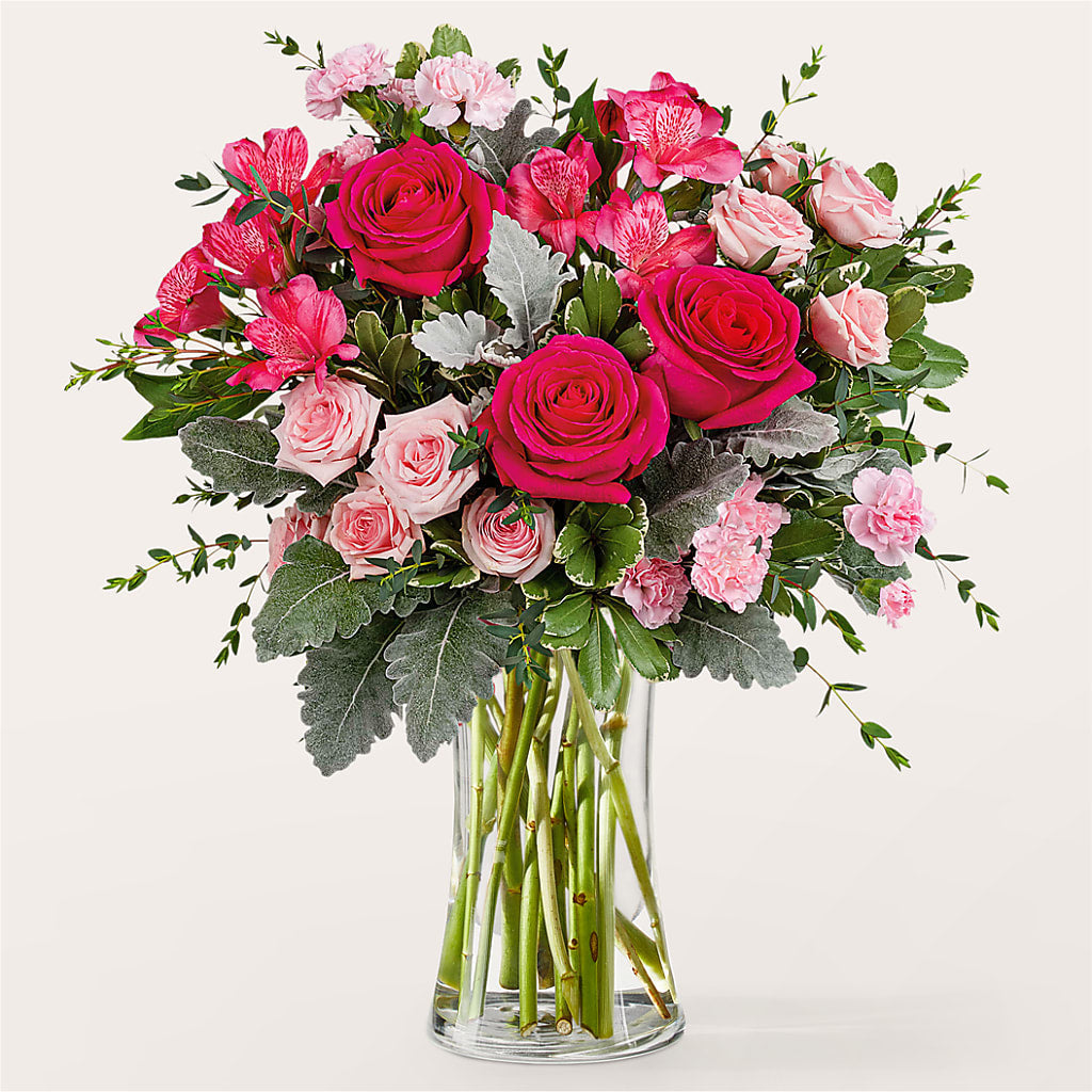 Tickled Pink Bouquet – The Arrangement Smiles Unlimited Llc, Anderson IN