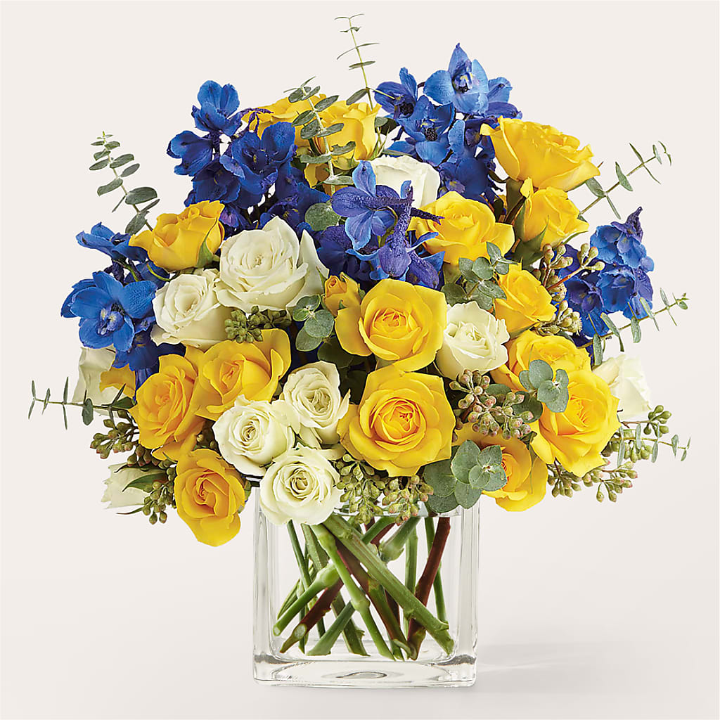 Sparkling Citrine Bouquet – The Arrangement Smiles Unlimited Llc, Anderson IN