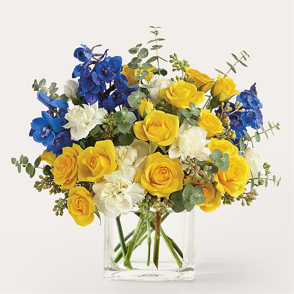 Sparkling Citrine Bouquet – The Arrangement Smiles Unlimited Llc, Anderson IN