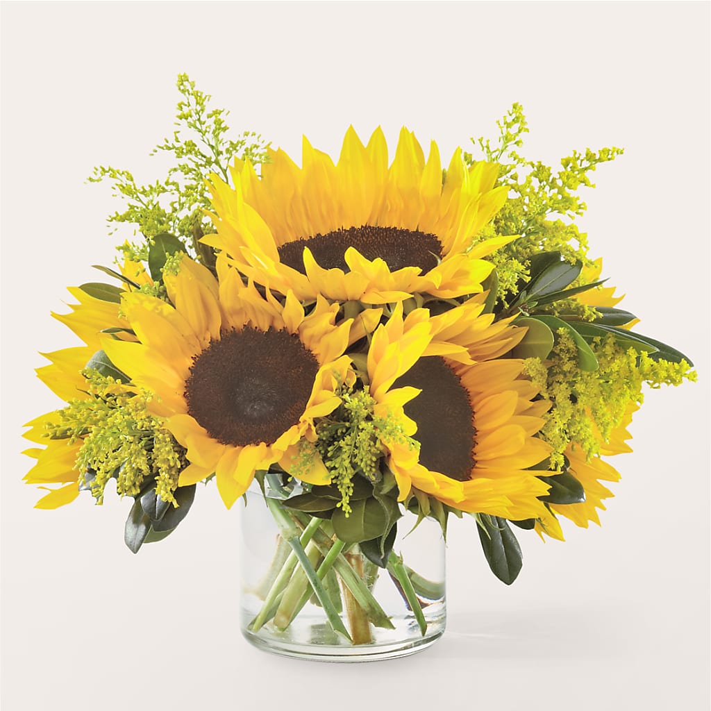 Beaming Sunflower Bouquet – The Arrangement Smiles Unlimited Llc, Anderson IN