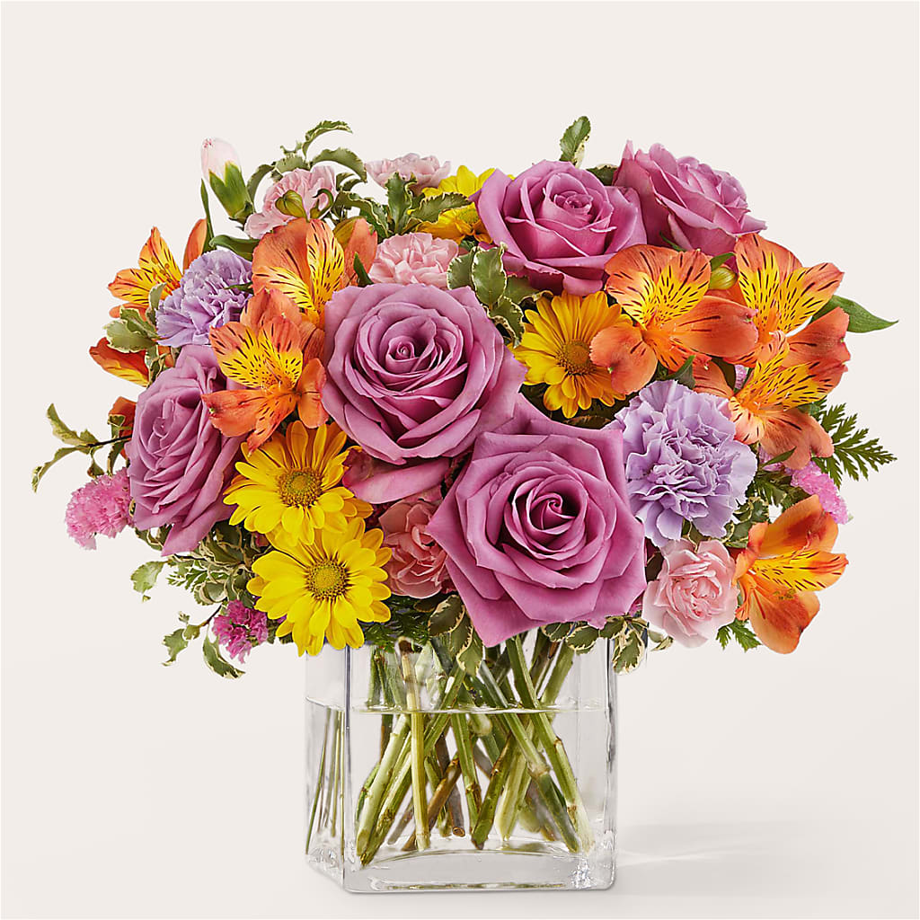 Shades of Happiness Bouquet – The Arrangement Smiles Unlimited Llc, Anderson IN