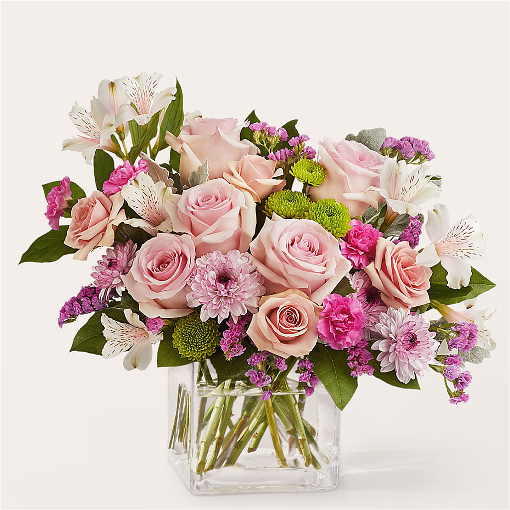 Pink Suede Bouquet – The Arrangement Smiles Unlimited Llc, Anderson IN