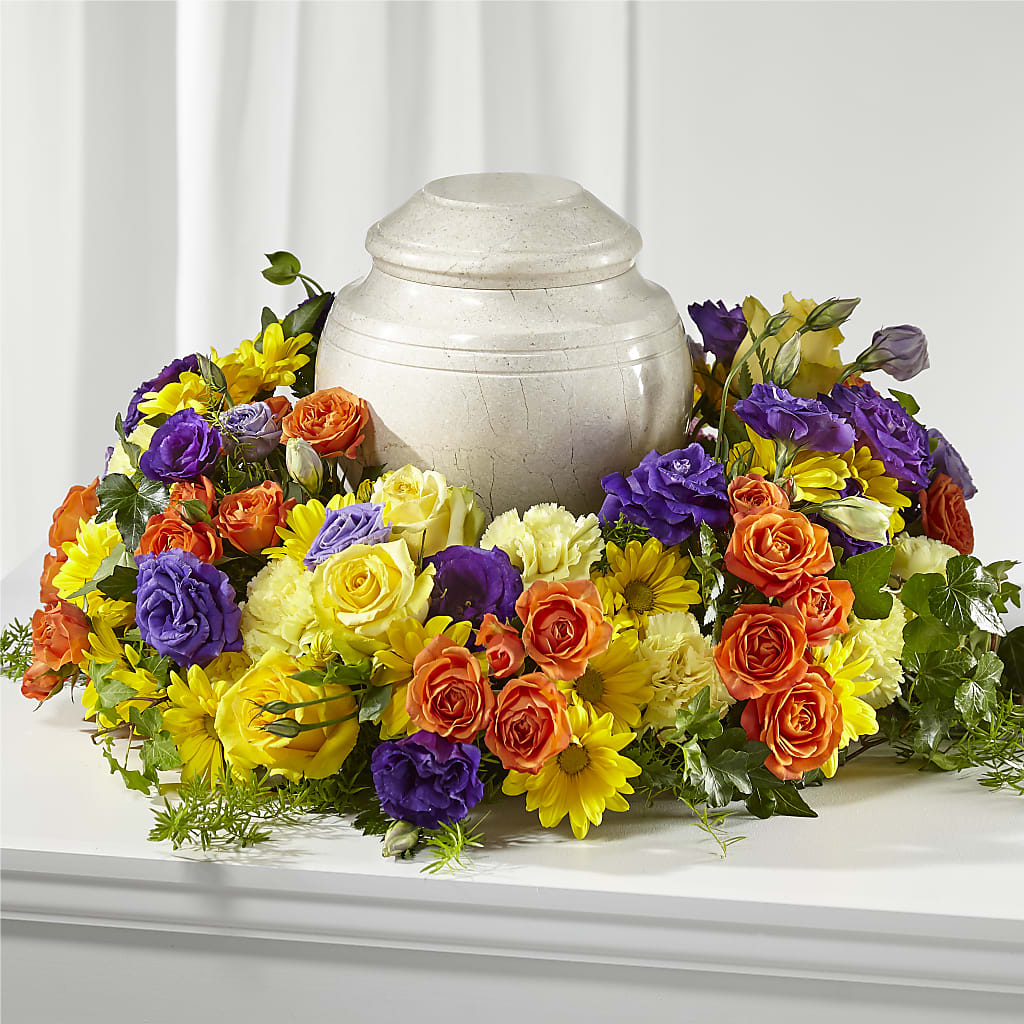 Blossoms of Remembrance Cremation Adornment – The Arrangement Smiles Unlimited Llc, Anderson IN