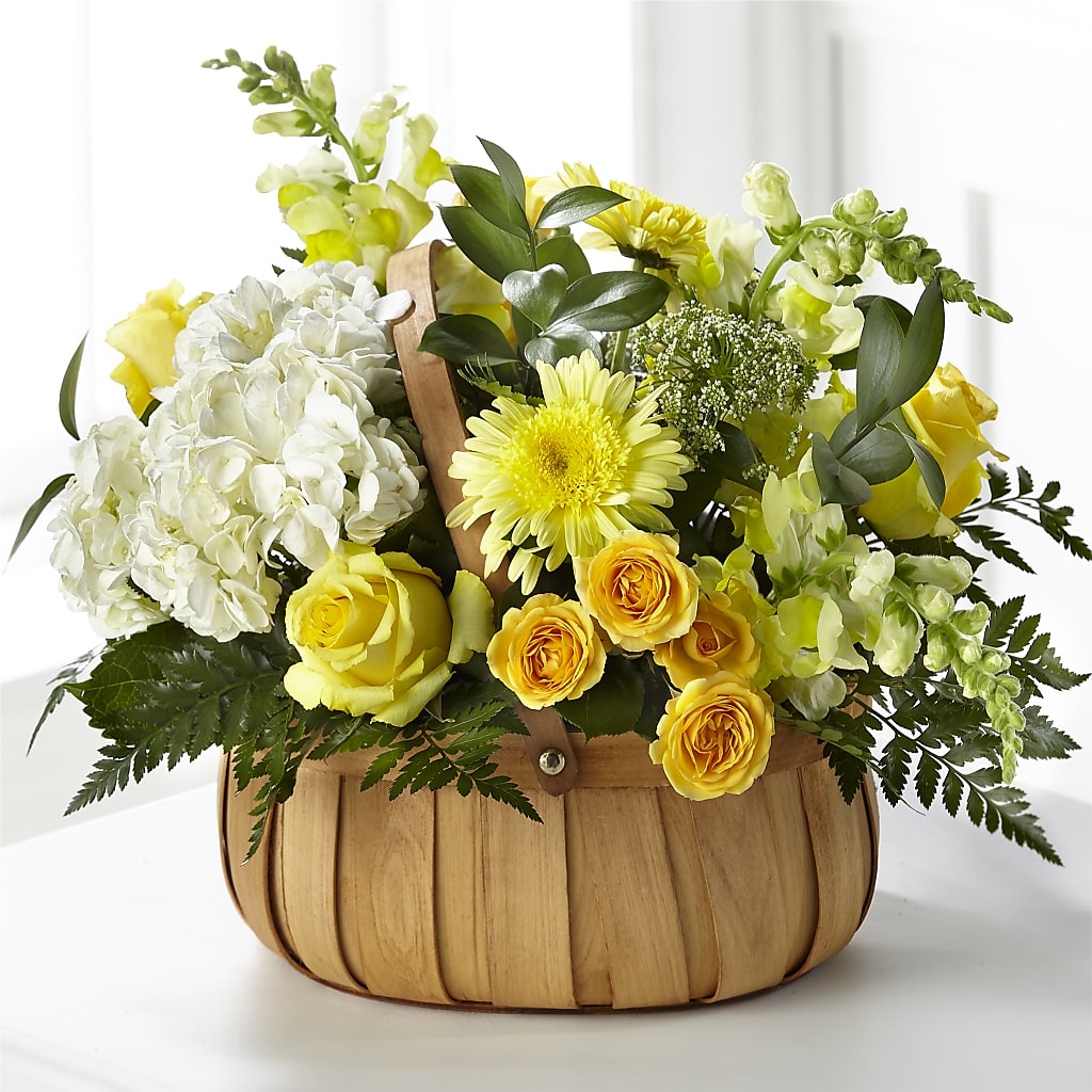 Rustic Remembrance Basket – The Arrangement Smiles Unlimited Llc, Anderson IN