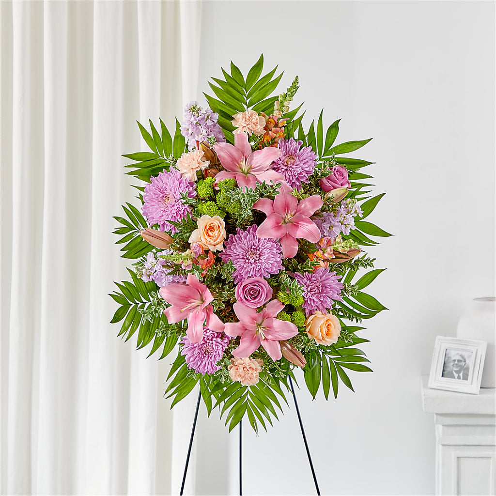 Love & Light Standing Spray – The Arrangement Smiles Unlimited Llc, Anderson IN