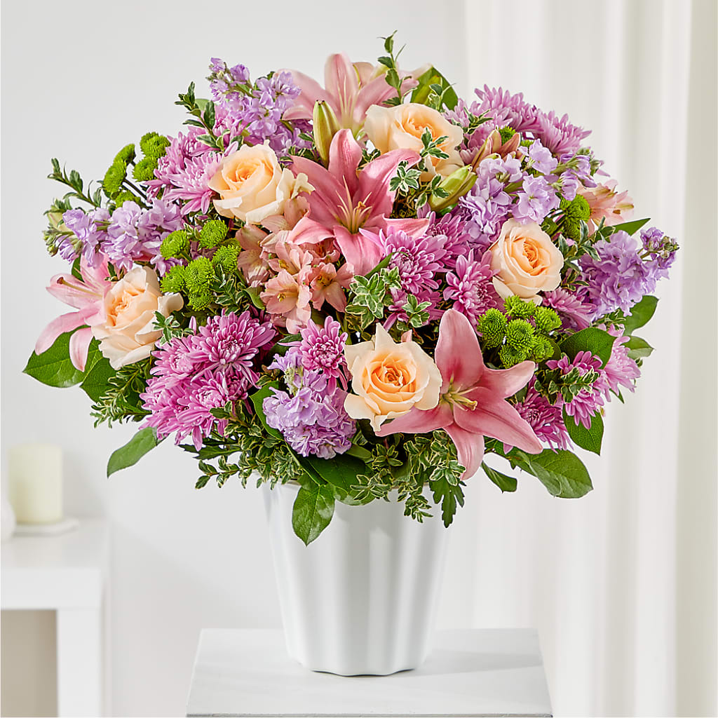 Supportive Embrace Tabletop Basket – The Arrangement Smiles Unlimited Llc, Anderson IN