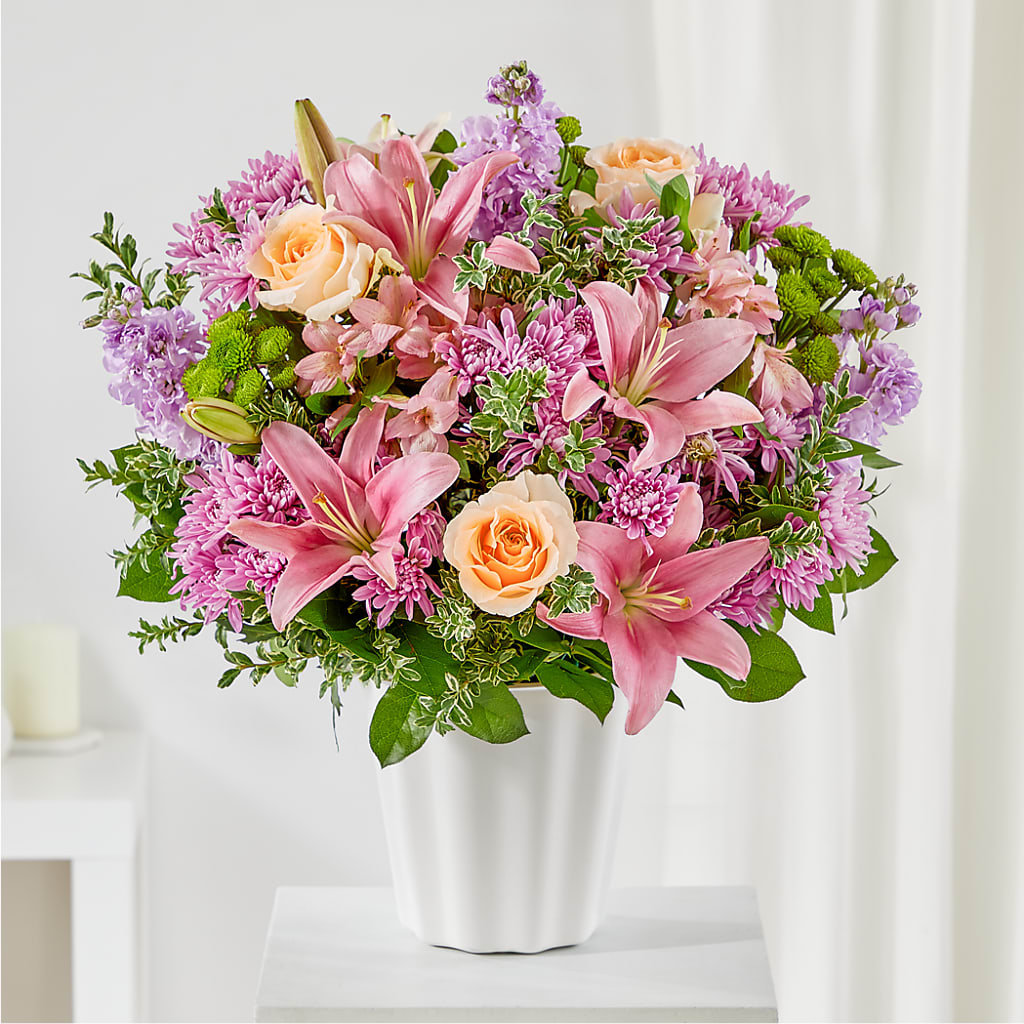 Supportive Embrace Tabletop Basket – The Arrangement Smiles Unlimited Llc, Anderson IN