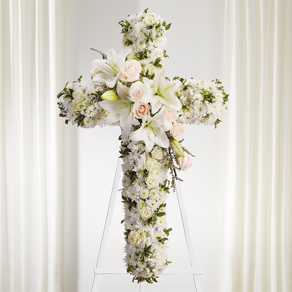 Spiritual Guidance Standing Spray – The Arrangement Smiles Unlimited Llc, Anderson IN