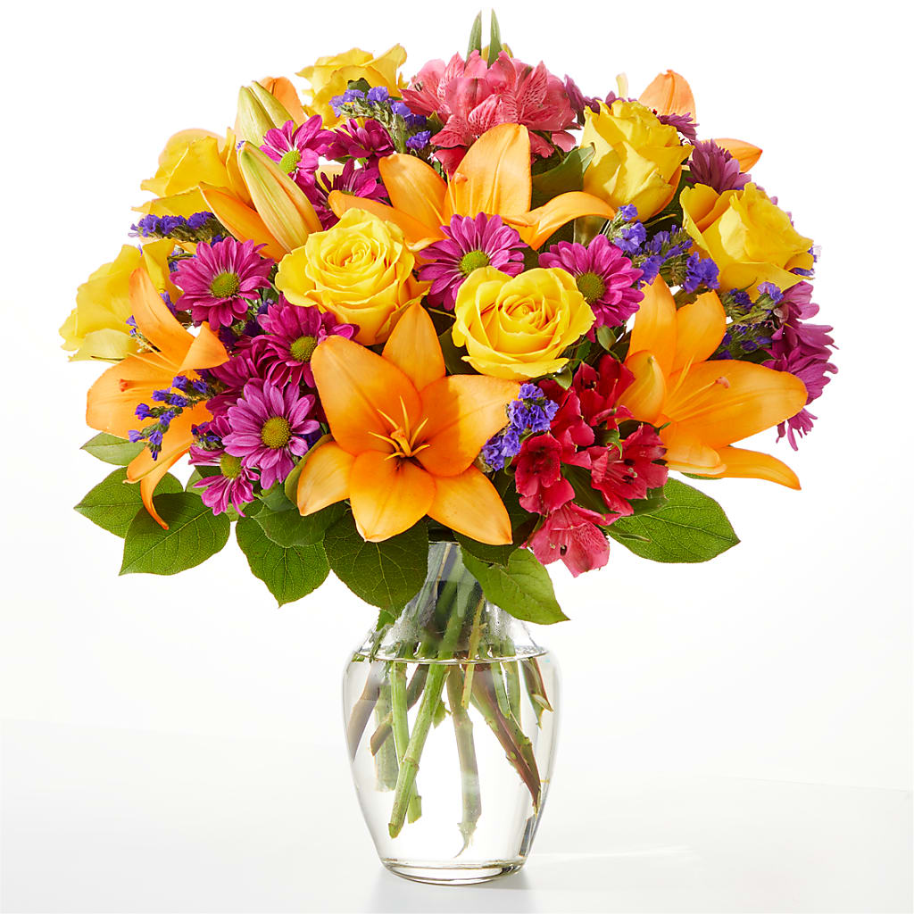 Colorful Visions Bouquet – The Arrangement Smiles Unlimited Llc, Anderson IN