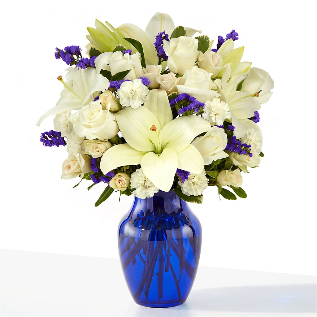Sapphire Rush Bouquet – The Arrangement Smiles Unlimited Llc, Anderson IN