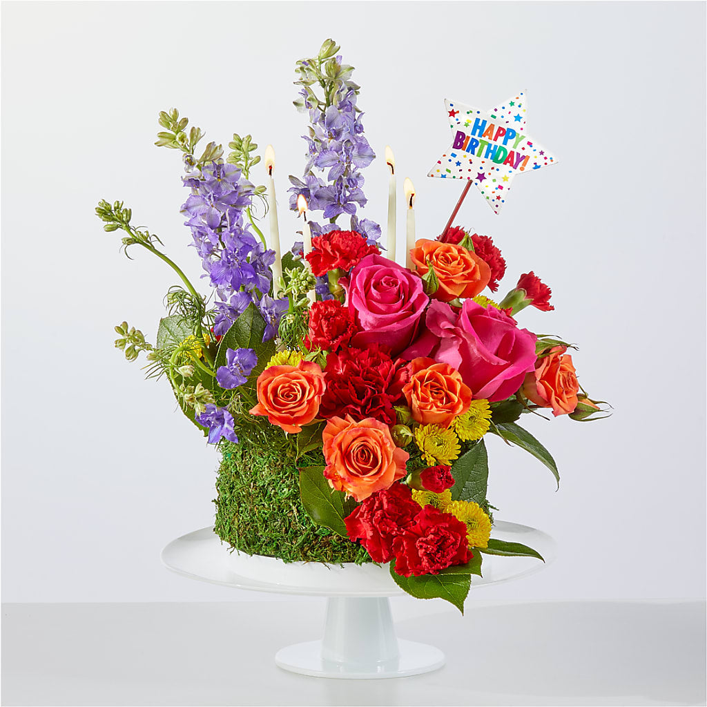 Best Year Yet Floral Cake – The Arrangement Smiles Unlimited Llc, Anderson IN