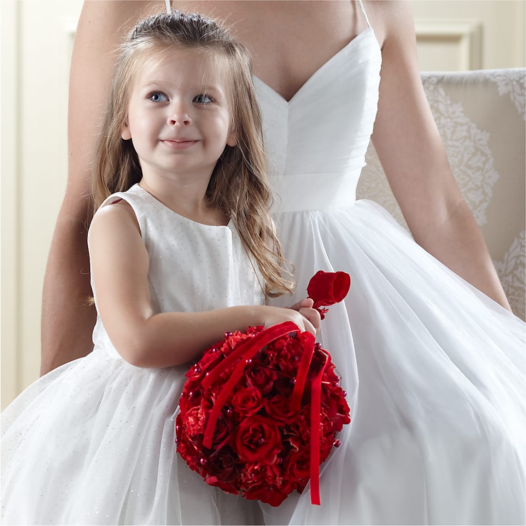 Pure at Heart Flower Girl Arrangement – The Arrangement Smiles Unlimited Llc, Anderson IN