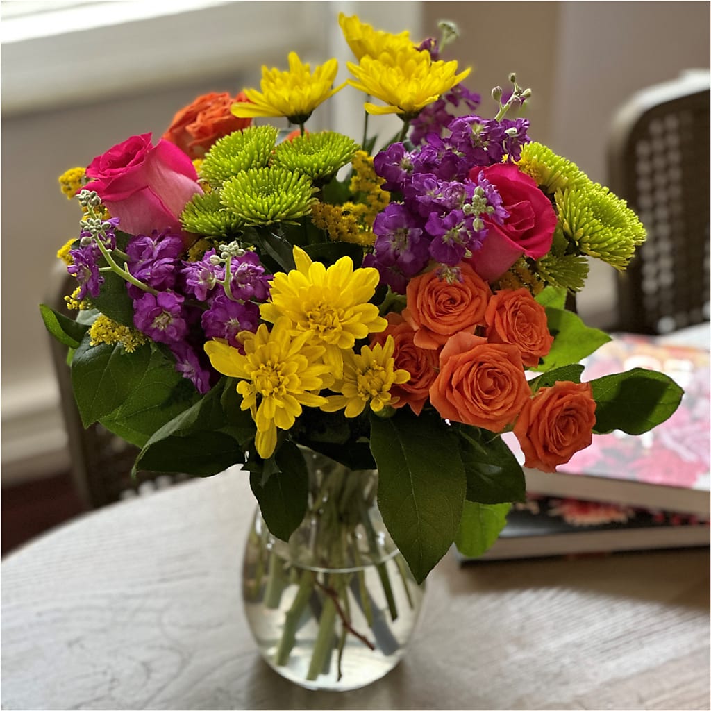 Bold & Bright – A Florist Original –  The Arrangement Smiles Unlimited Llc, Anderson IN