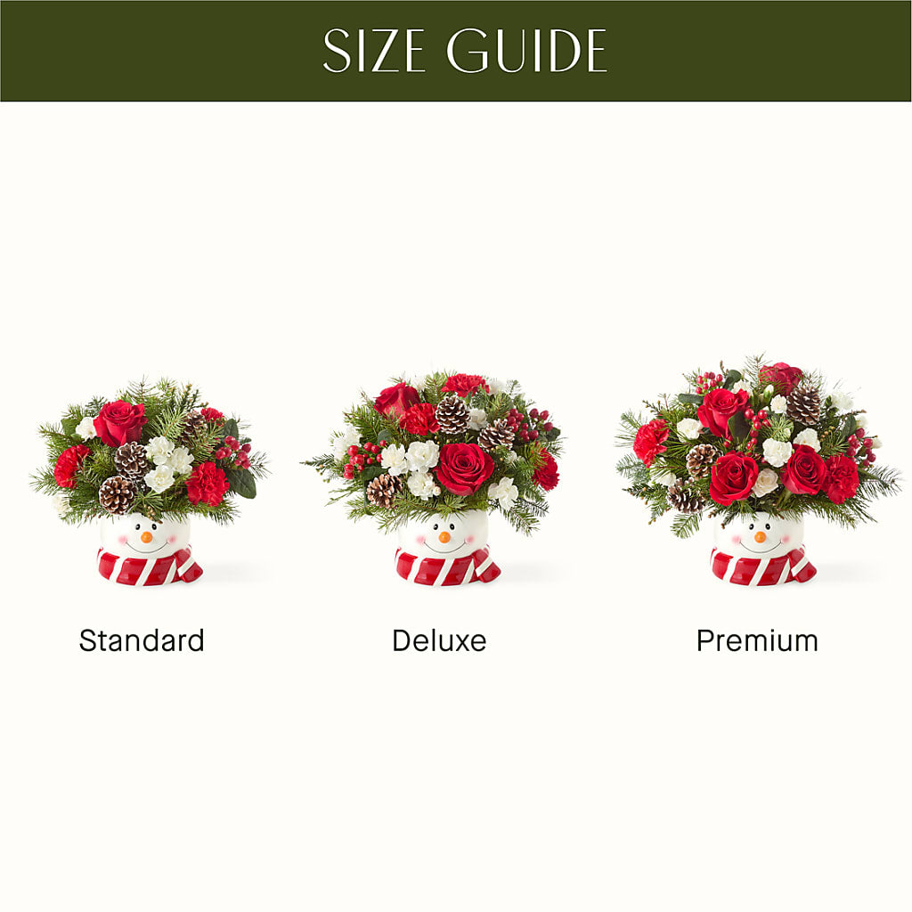 Jolly Snowman Bouquet –  The Arrangement Smiles Unlimited Llc, Anderson IN
