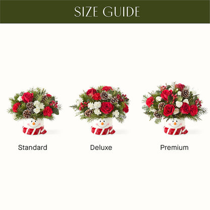 Jolly Snowman Bouquet –  The Arrangement Smiles Unlimited Llc, Anderson IN