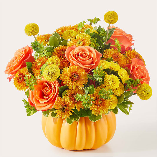 Gourdgeous Pumpkin –  The Arrangement Smiles Unlimited Llc, Anderson IN