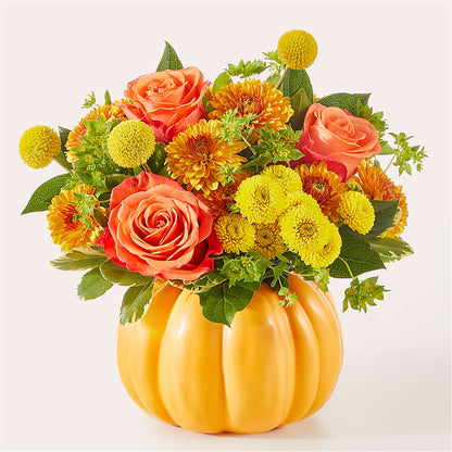 Gourdgeous Pumpkin –  The Arrangement Smiles Unlimited Llc, Anderson IN