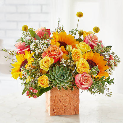 Sunflower Season Bouquet –  The Arrangement Smiles Unlimited Llc, Anderson IN