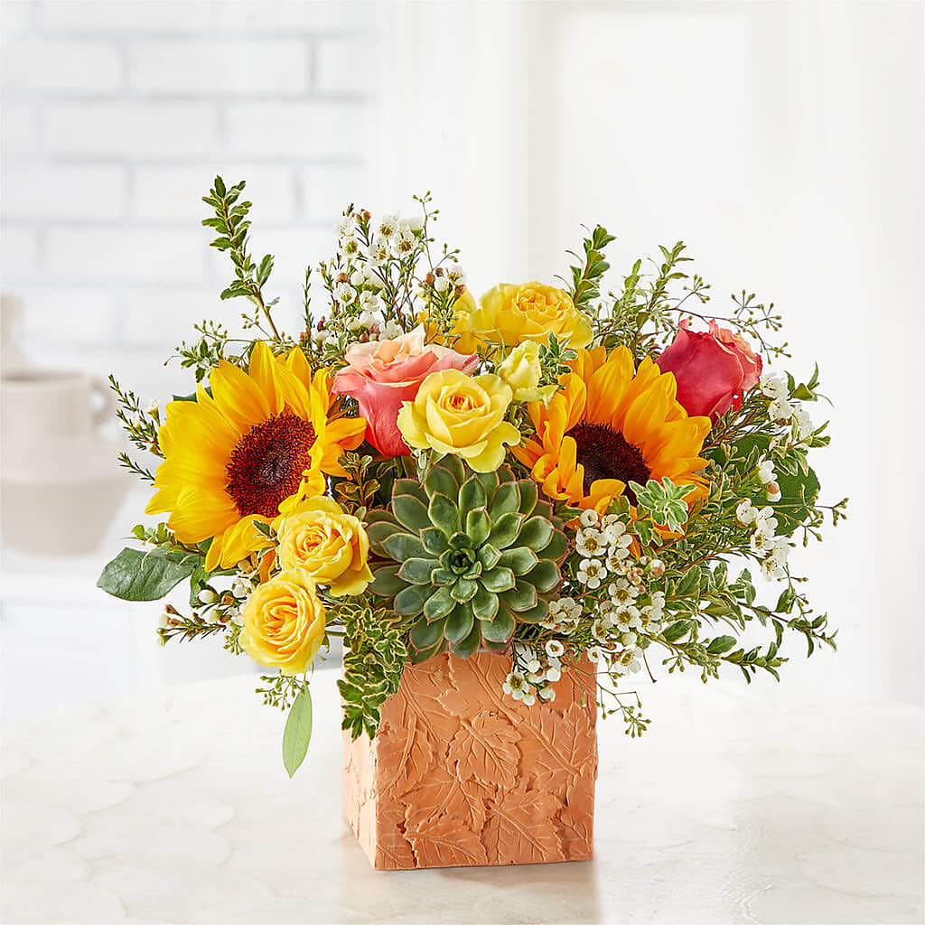 Sunflower Season Bouquet –  The Arrangement Smiles Unlimited Llc, Anderson IN