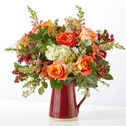 Fall's Finest Bouquet –  The Arrangement Smiles Unlimited Llc, Anderson IN