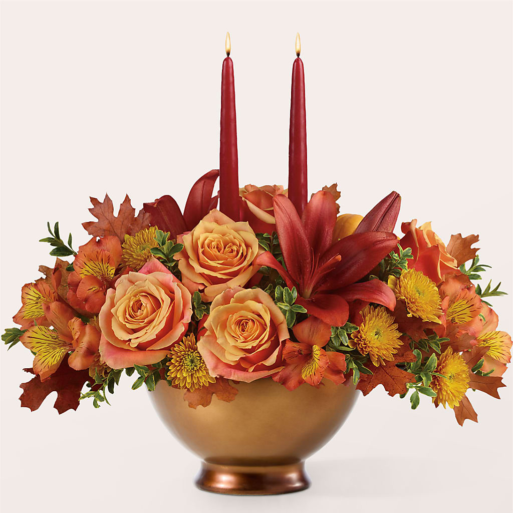 Harvest Table Centerpiece –  The Arrangement Smiles Unlimited Llc, Anderson IN