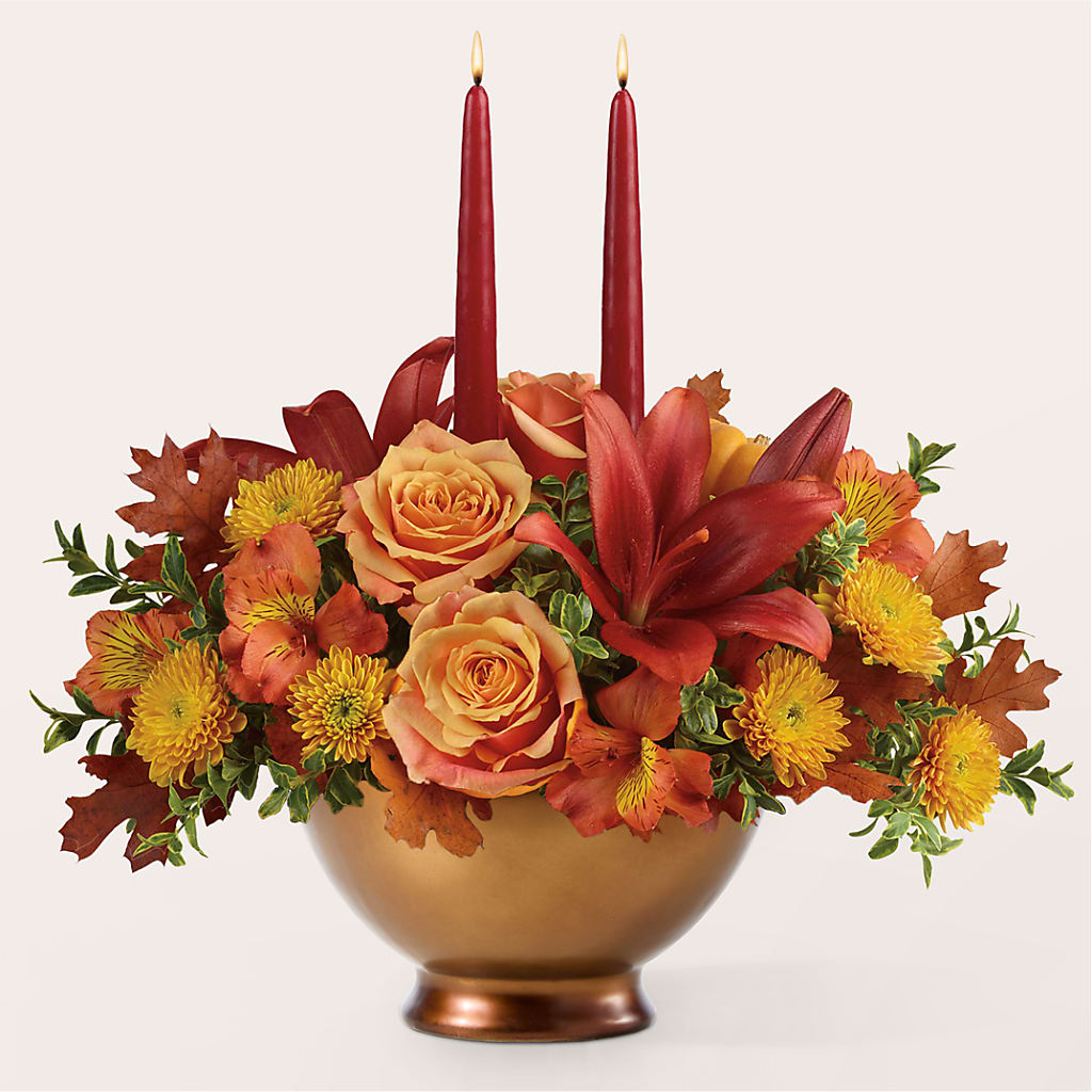 Harvest Table Centerpiece –  The Arrangement Smiles Unlimited Llc, Anderson IN