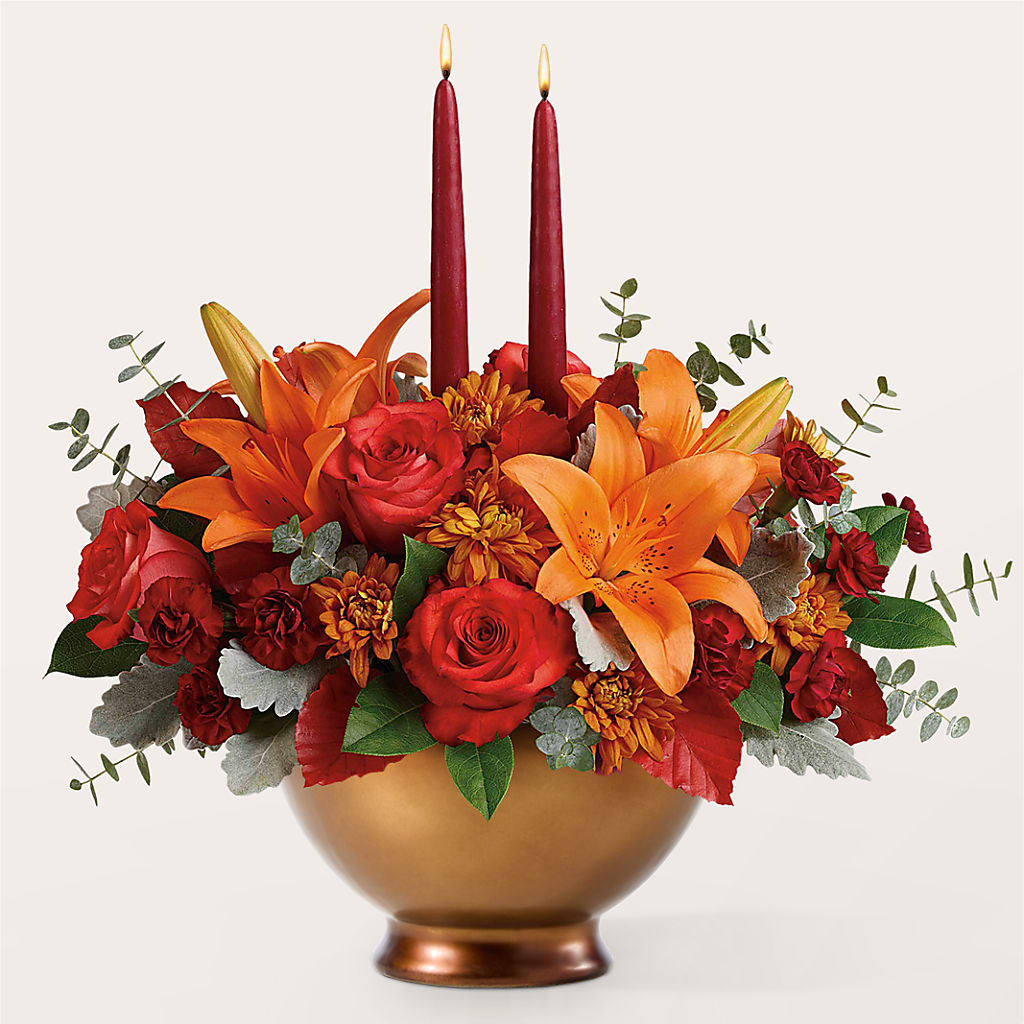 Fruits of Fall Centerpiece –  The Arrangement Smiles Unlimited Llc, Anderson IN