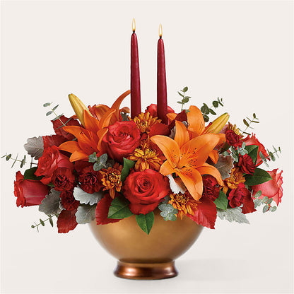 Fruits of Fall Centerpiece –  The Arrangement Smiles Unlimited Llc, Anderson IN