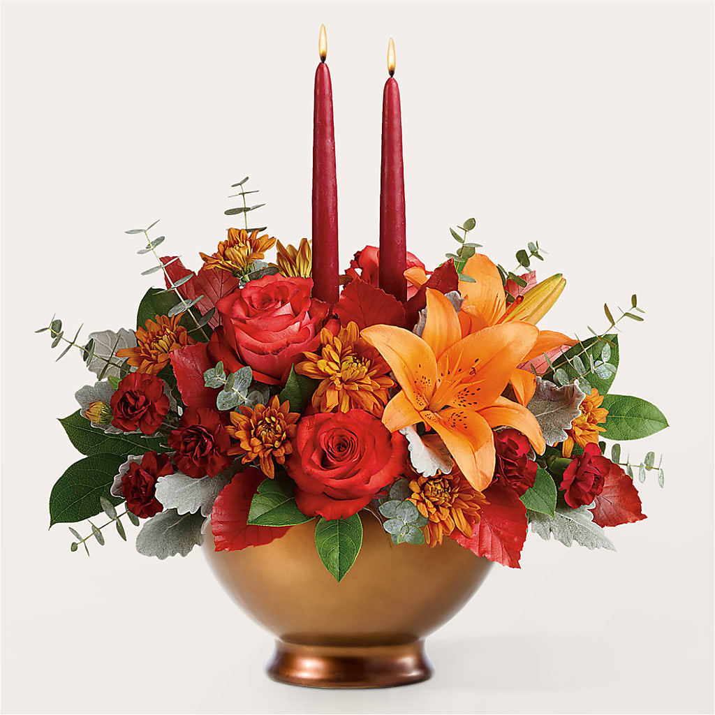 Fruits of Fall Centerpiece –  The Arrangement Smiles Unlimited Llc, Anderson IN