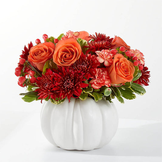 Autumn Air Pumpkin Bouquet –  The Arrangement Smiles Unlimited Llc, Anderson IN