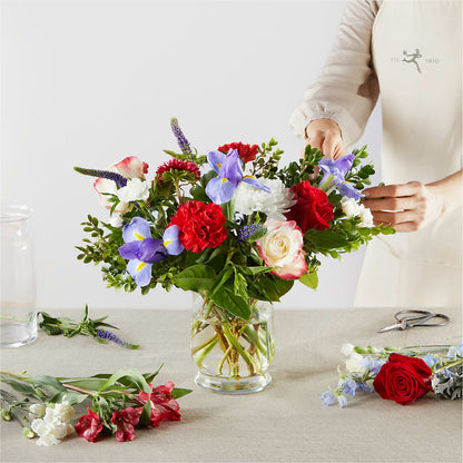 Star Spangled - A Florist Original –  The Arrangement Smiles Unlimited Llc, Anderson IN
