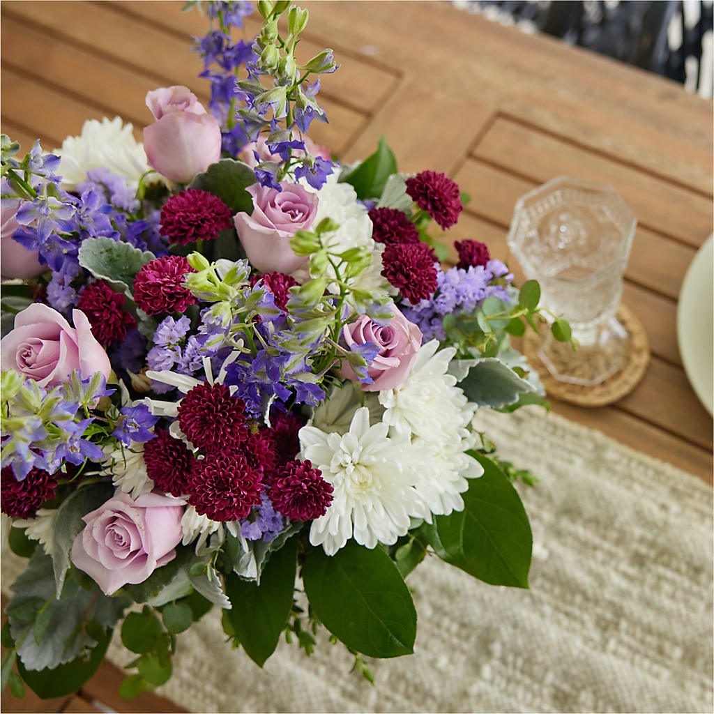 Violet Frost Bouquet –  The Arrangement Smiles Unlimited Llc, Anderson IN
