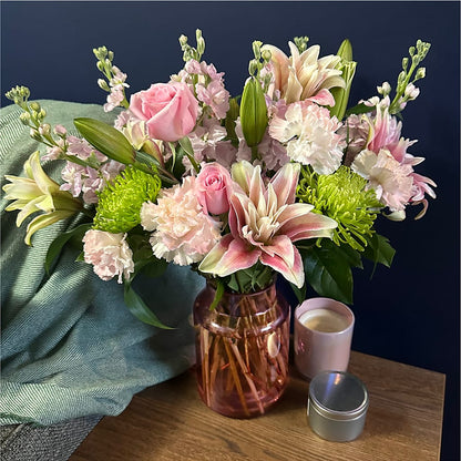 Pretty in Pink Bouquet –  The Arrangement Smiles Unlimited Llc, Anderson IN