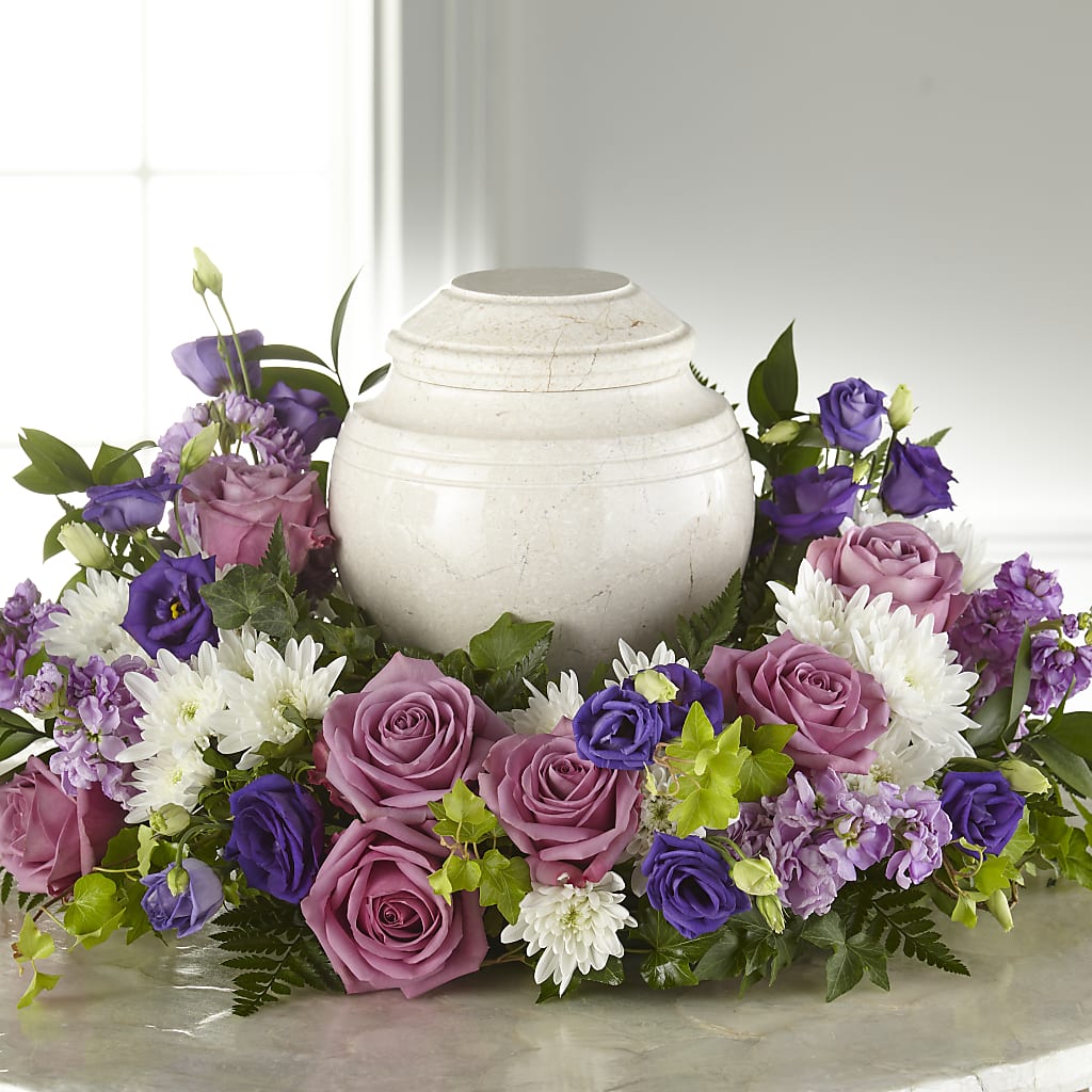 Blooming Sympathy Cremation Adornment –  The Arrangement Smiles Unlimited Llc, Anderson IN