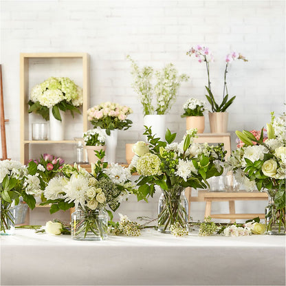 Classic Ivory – A Florist Original –  The Arrangement Smiles Unlimited Llc, Anderson IN