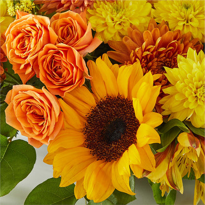 Autumn Harmony Centerpiece –  The Arrangement Smiles Unlimited Llc, Anderson IN