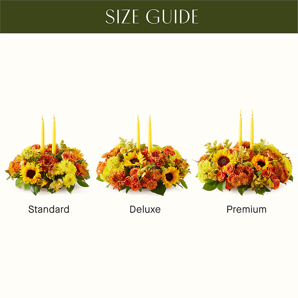 Autumn Harmony Centerpiece –  The Arrangement Smiles Unlimited Llc, Anderson IN