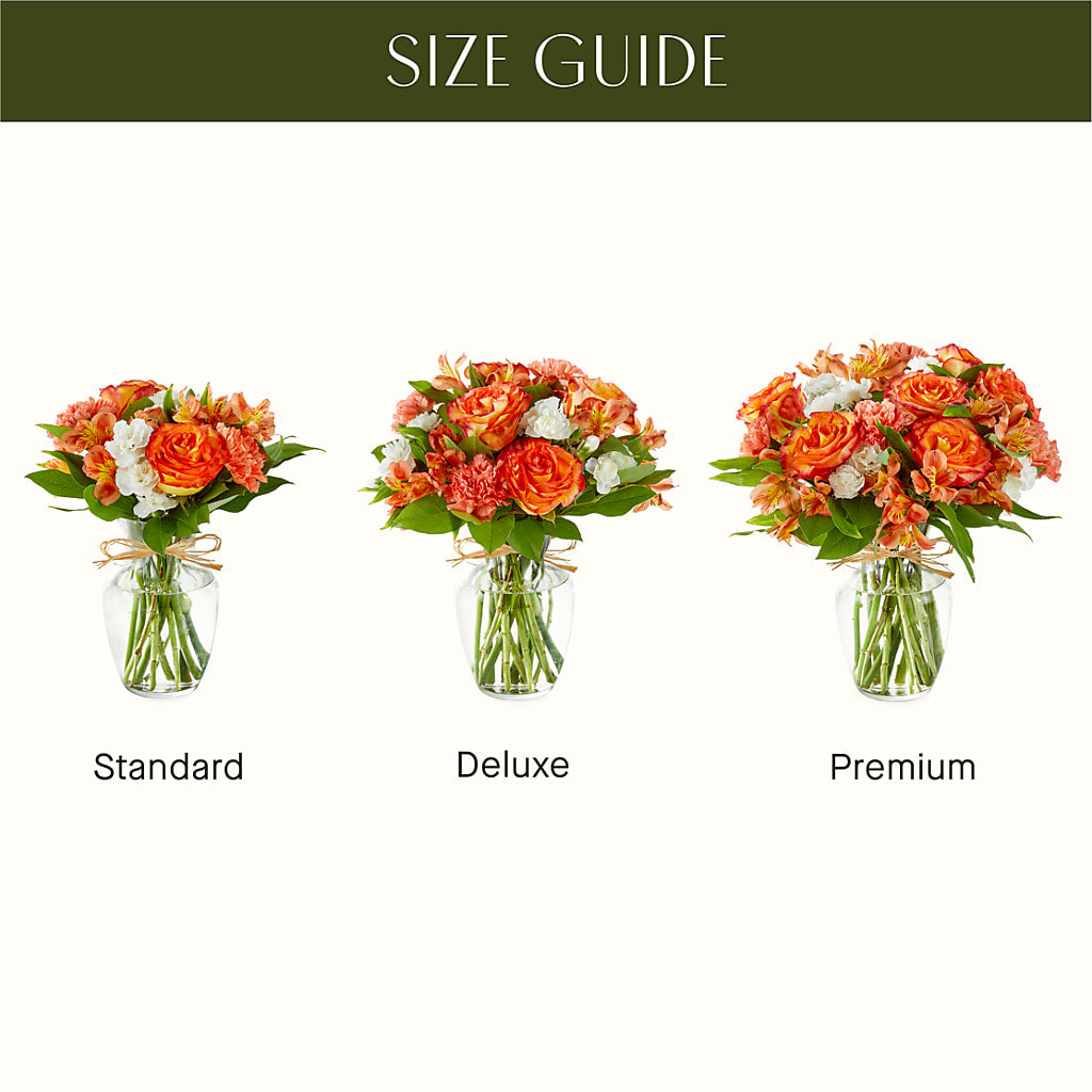 Apricot Glow Bouquet –  The Arrangement Smiles Unlimited Llc, Anderson IN