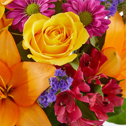 Colorful Visions Bouquet –  The Arrangement Smiles Unlimited Llc, Anderson IN